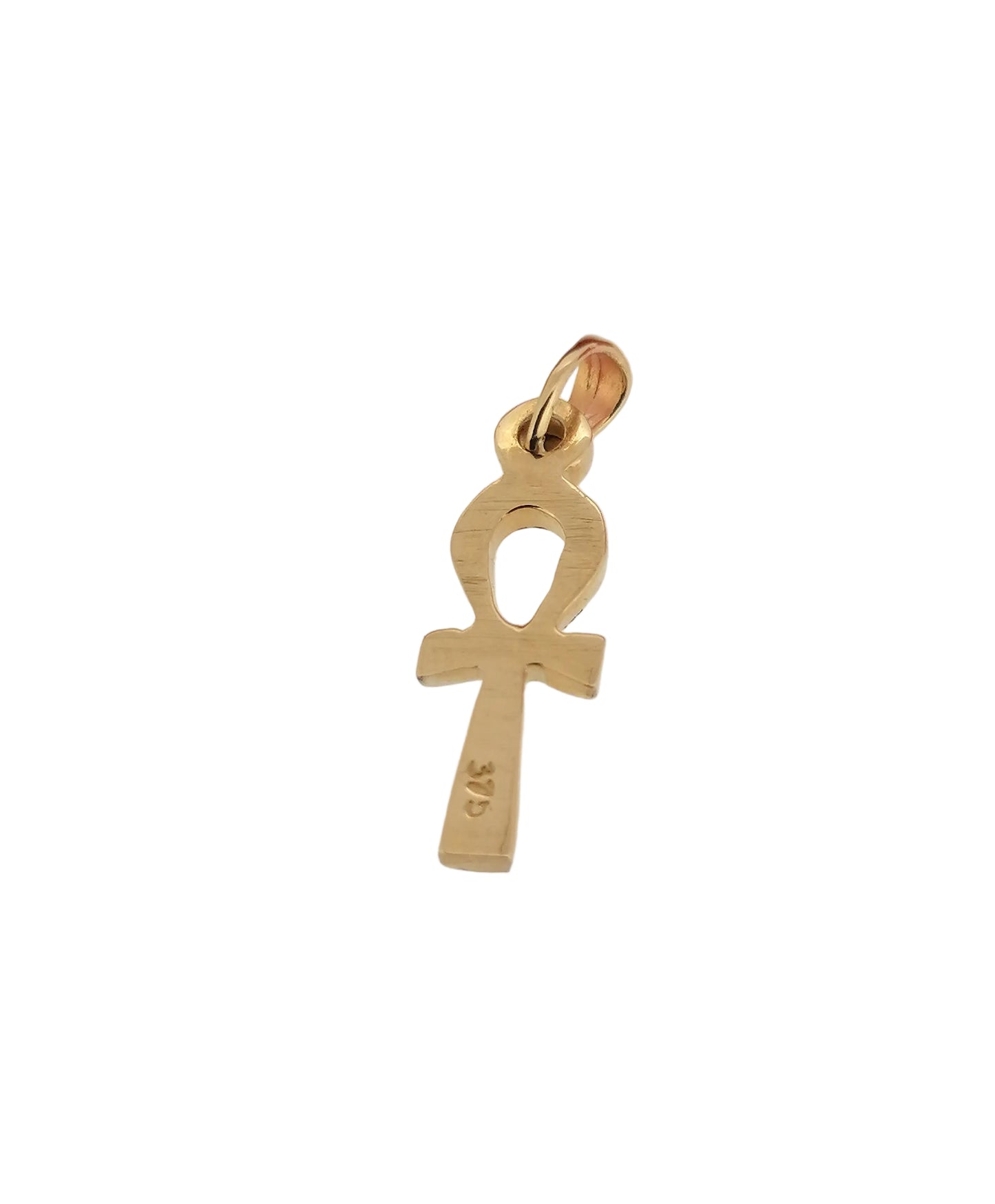 Small Ankh Cross Pendant 9ct Yellow Gold