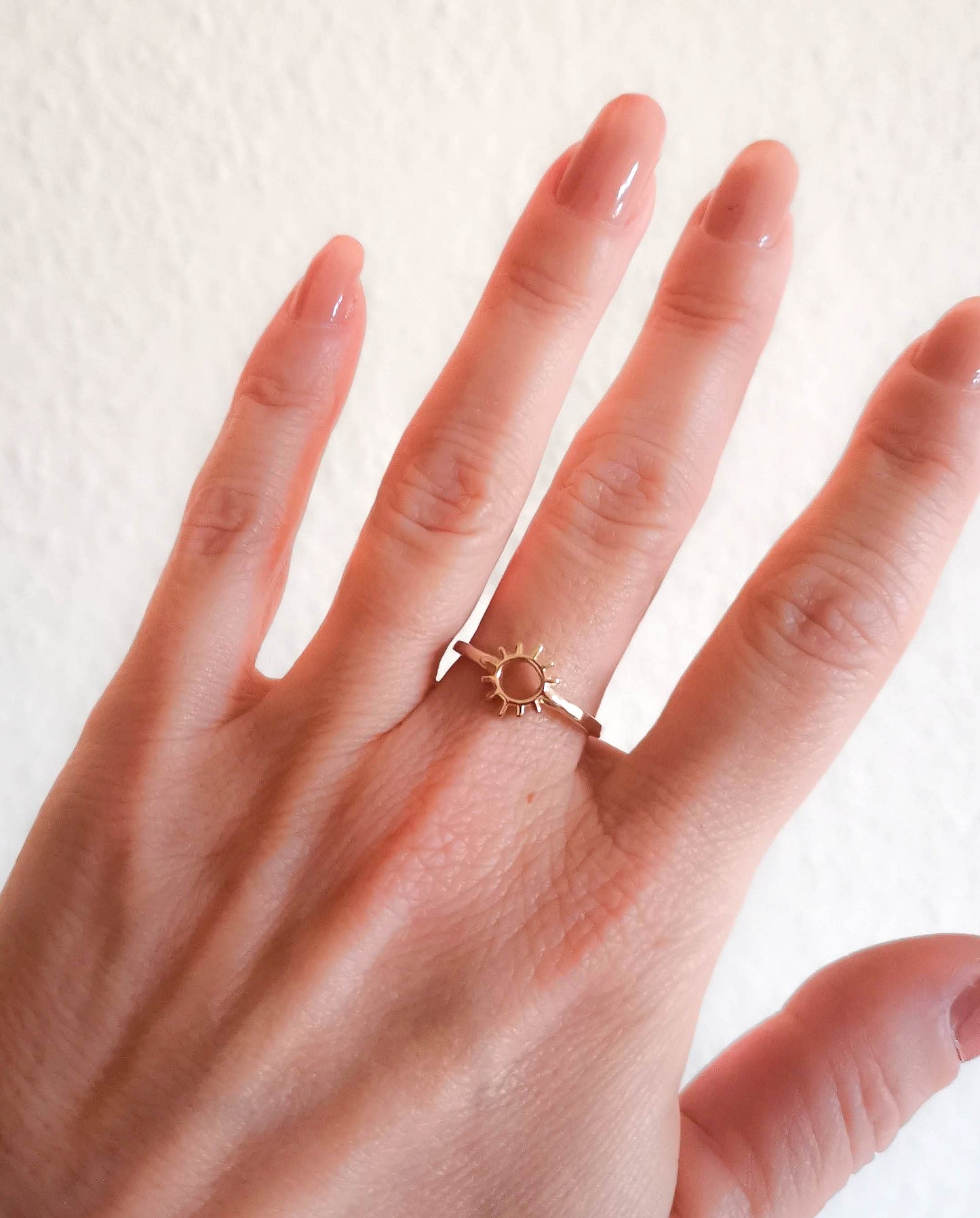 Sun Ring 9ct Yellow Gold