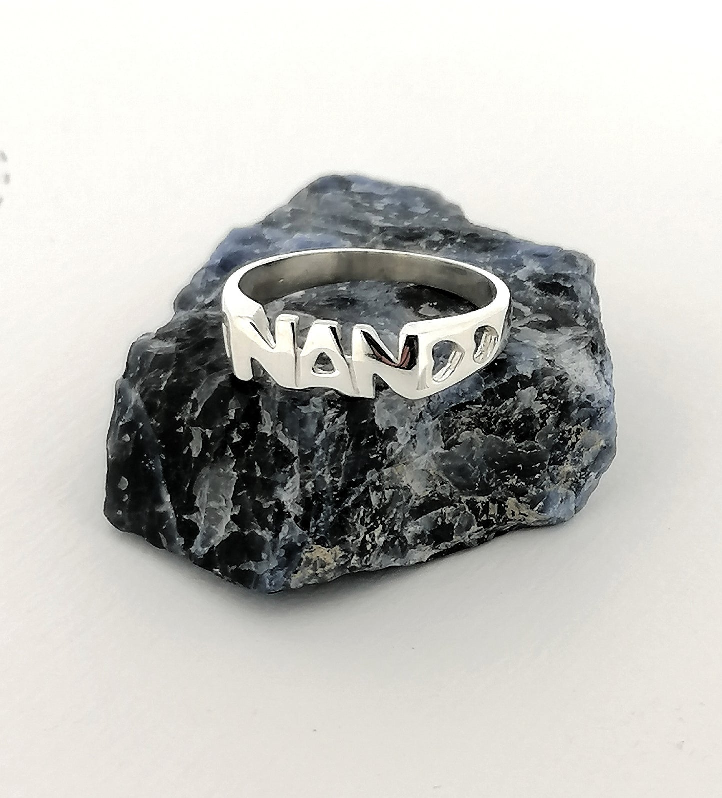 Nan Signet Ring with Love Hearts Sterling Silver
