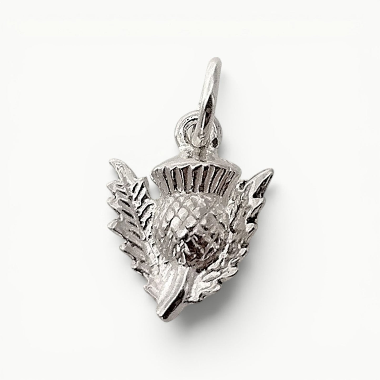 Scottish Thistle Pendant Sterling Silver