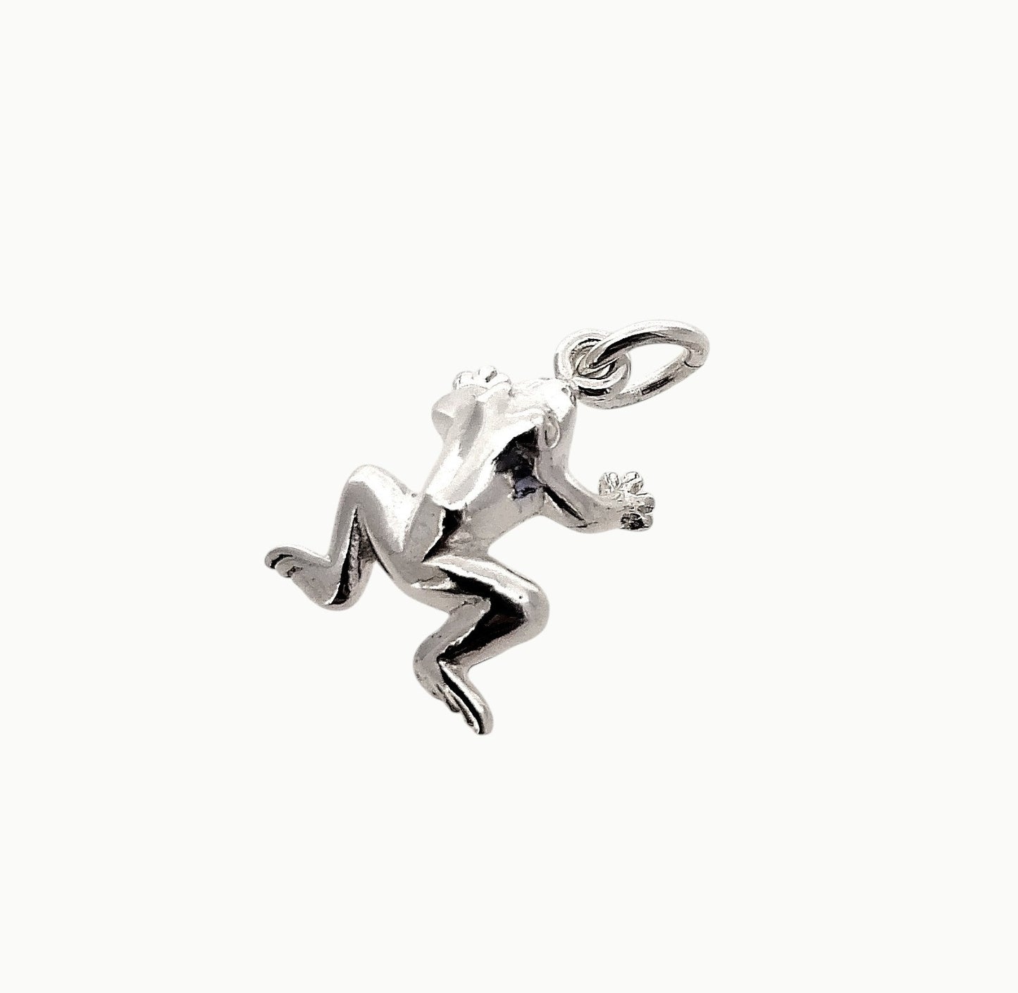 Frog Pendant Sterling Silver