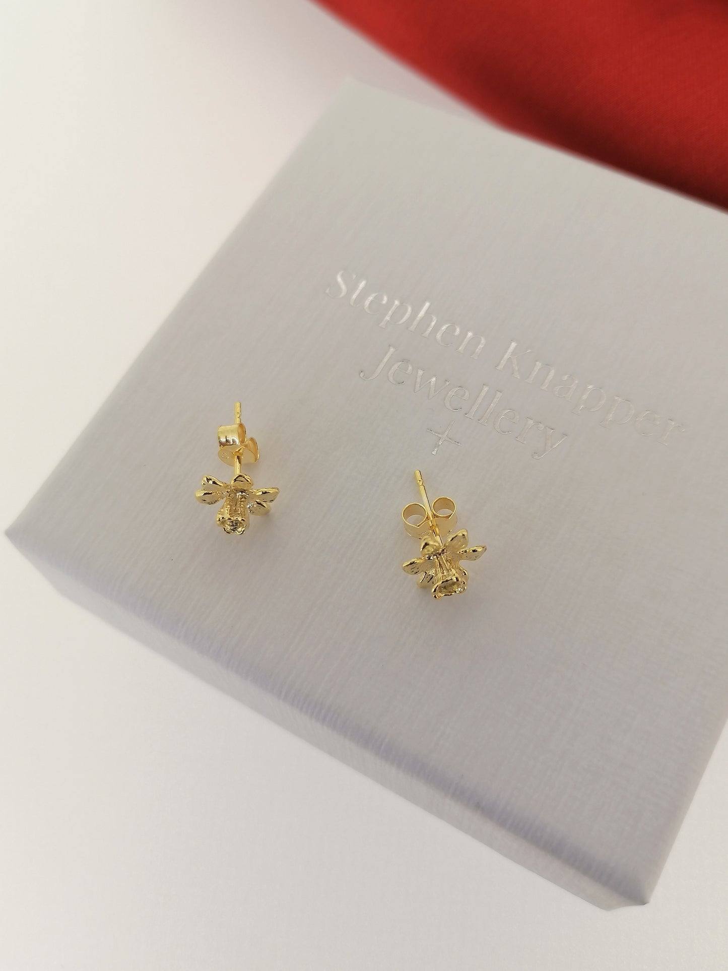 14ct Yellow Gold Plated Daffodil Stud Earrings