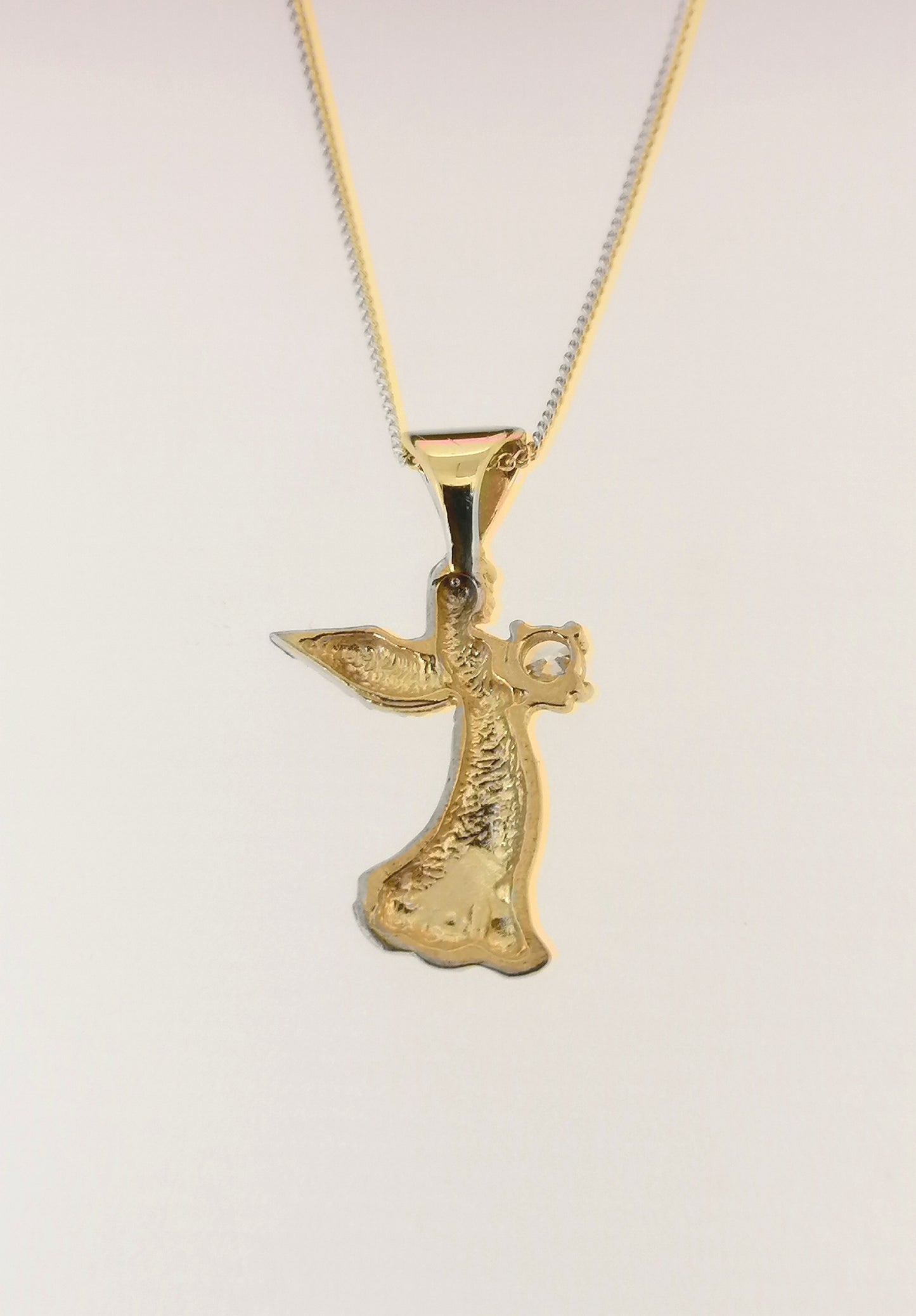 Angel Pendant 14ct Yellow Gold Plated