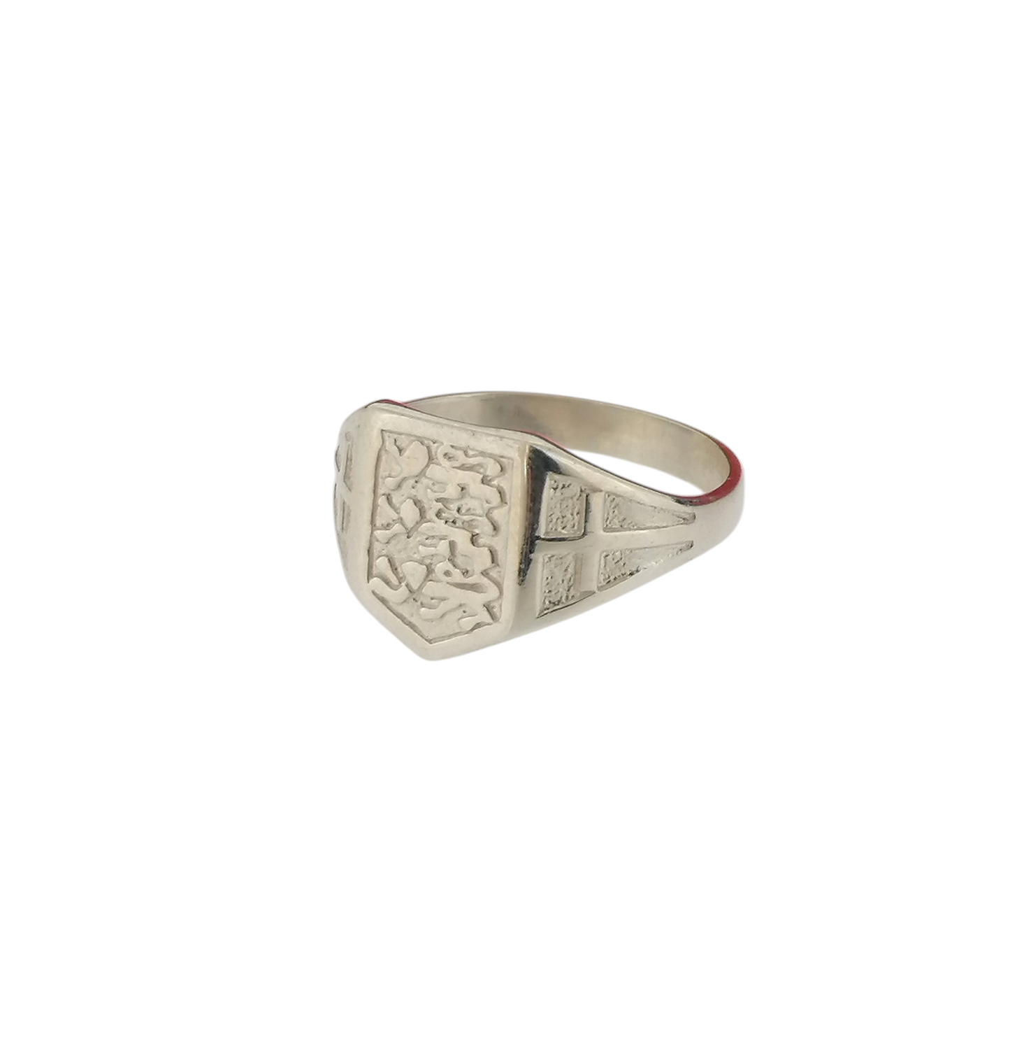 Three lions England Shield Ring Sterling Silver Men's women's