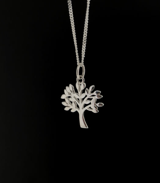 Women's Sterling Silver Tree of Life Pendant Necklace 