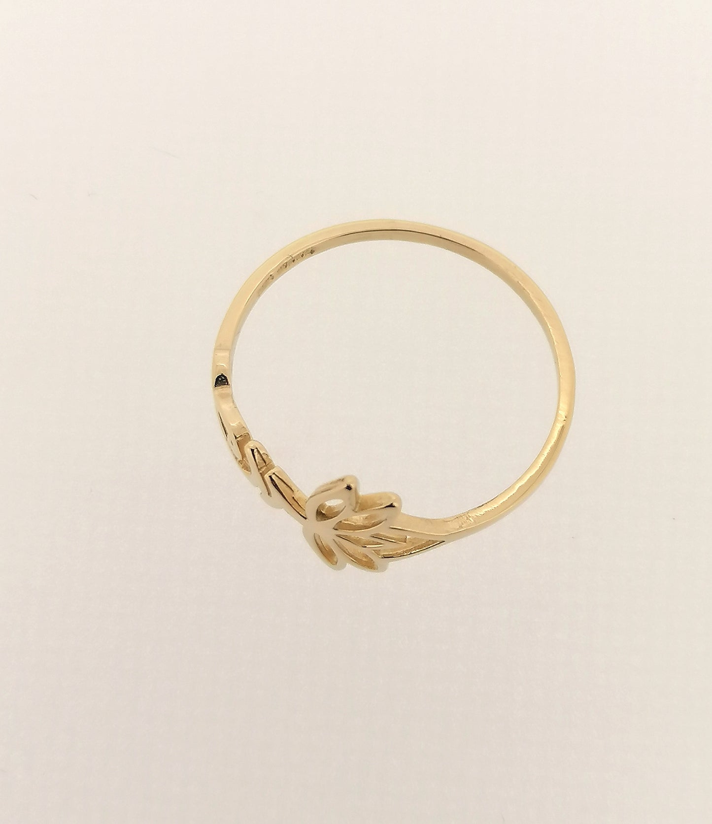 Lotus Flower Ring 9ct Yellow Gold