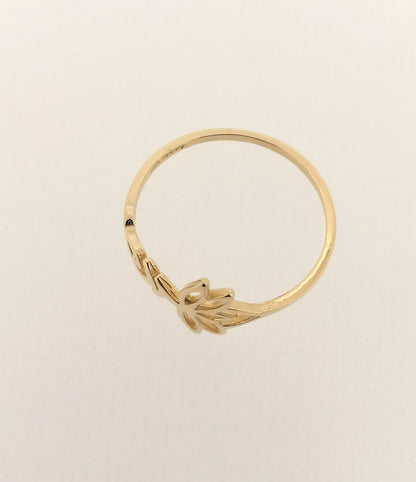 Lotus Flower Ring 9ct Yellow Gold