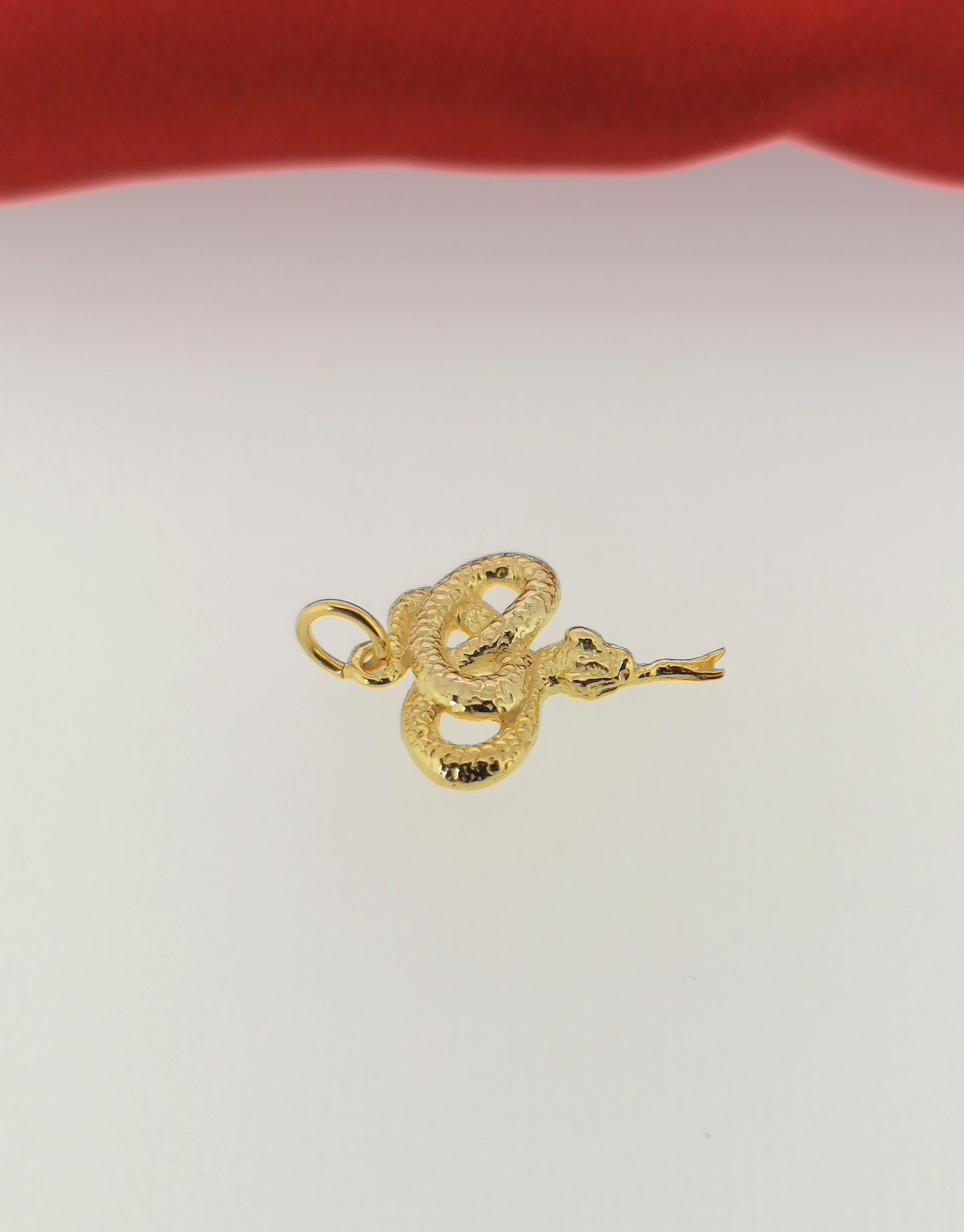 Coiled Snake Pendant 14ct Yellow Gold Plated