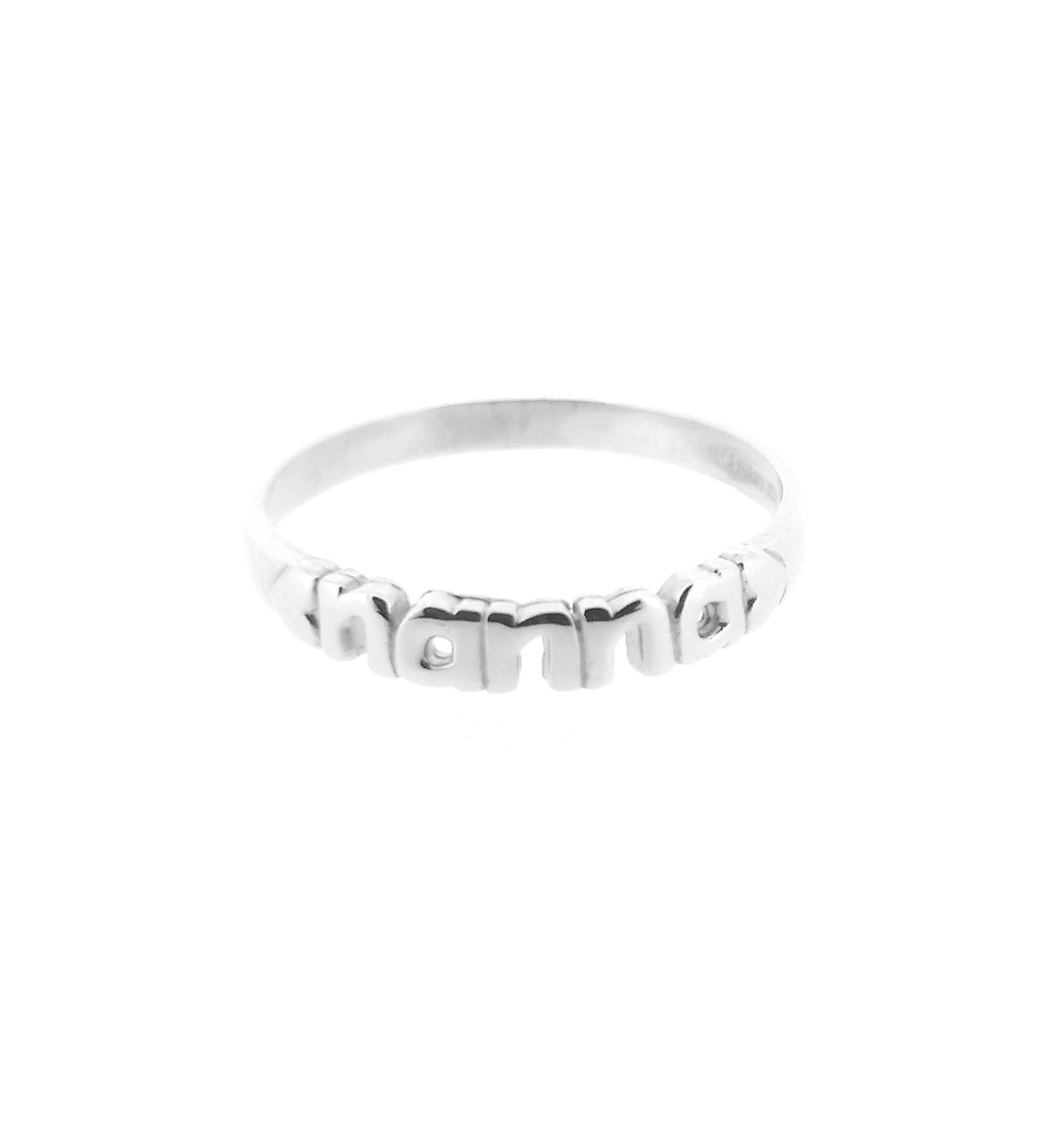 Nanna band ring sterling silver 