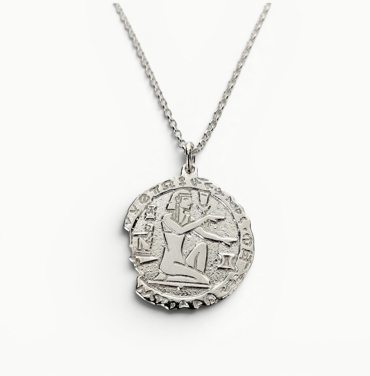 Ancient Egypt Design Pendant Sterling Silver