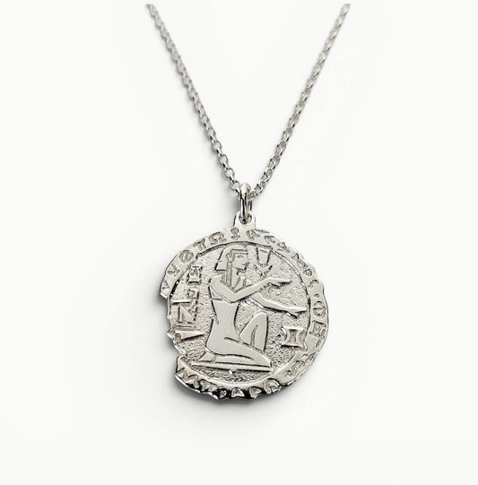 Ancient Egypt Design Pendant Sterling Silver