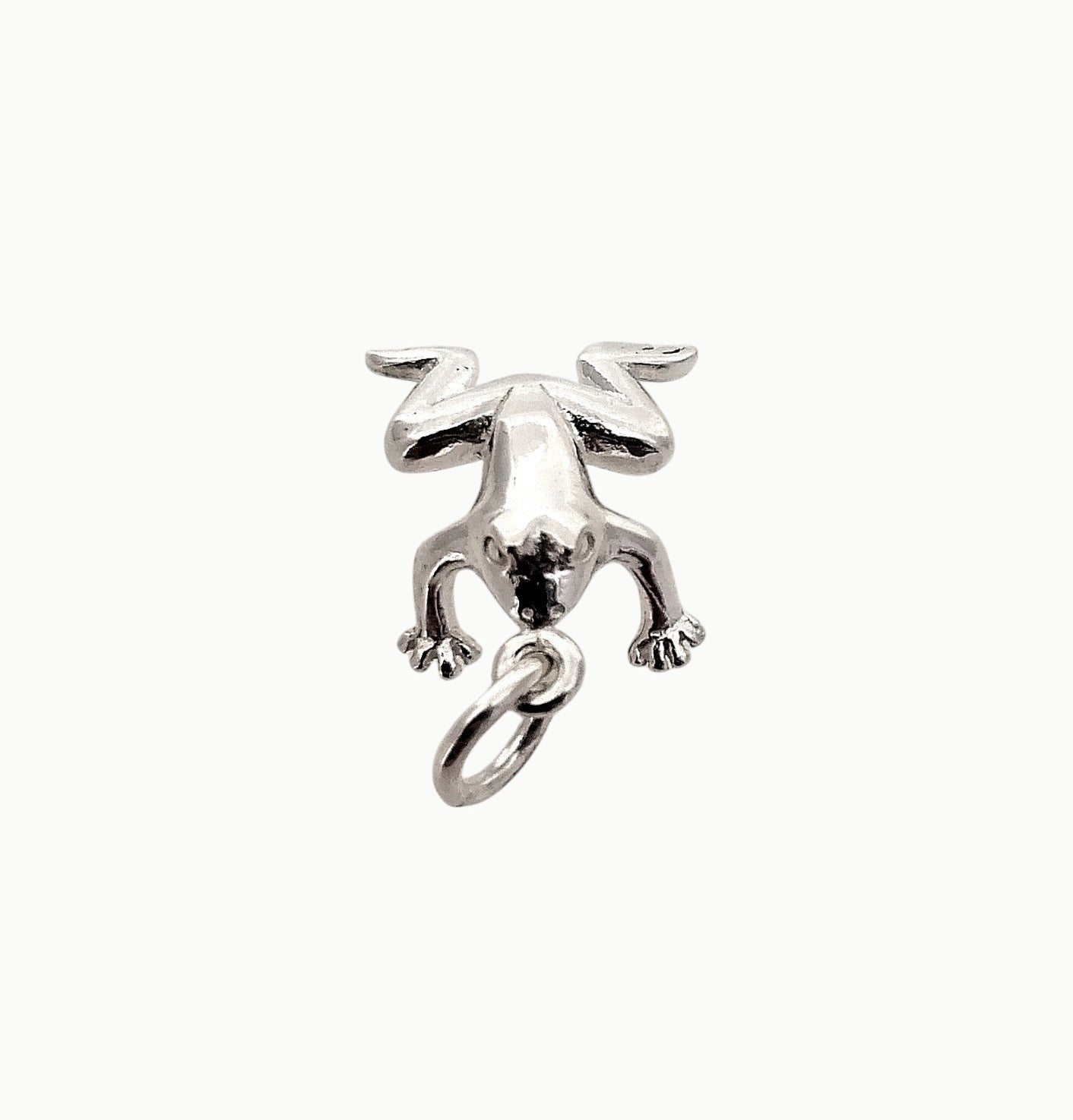 Frog Pendant Sterling Silver