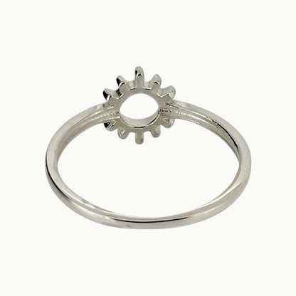 Sun Ring Sterling Silver