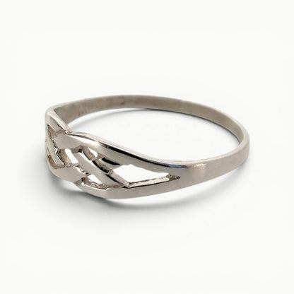 Celtic Infinity Knot Ring Sterling Silver