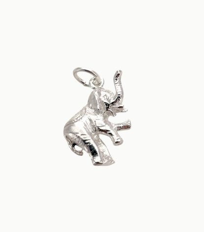 Sterling Silver elephant charm pendant