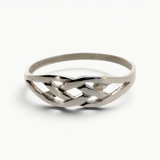 Celtic Infinity Knot Ring Sterling Silver