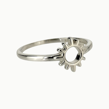 Sun Ring Sterling Silver