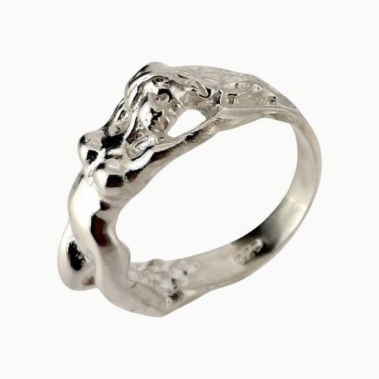 Divine Feminine Ring Sterling Silver