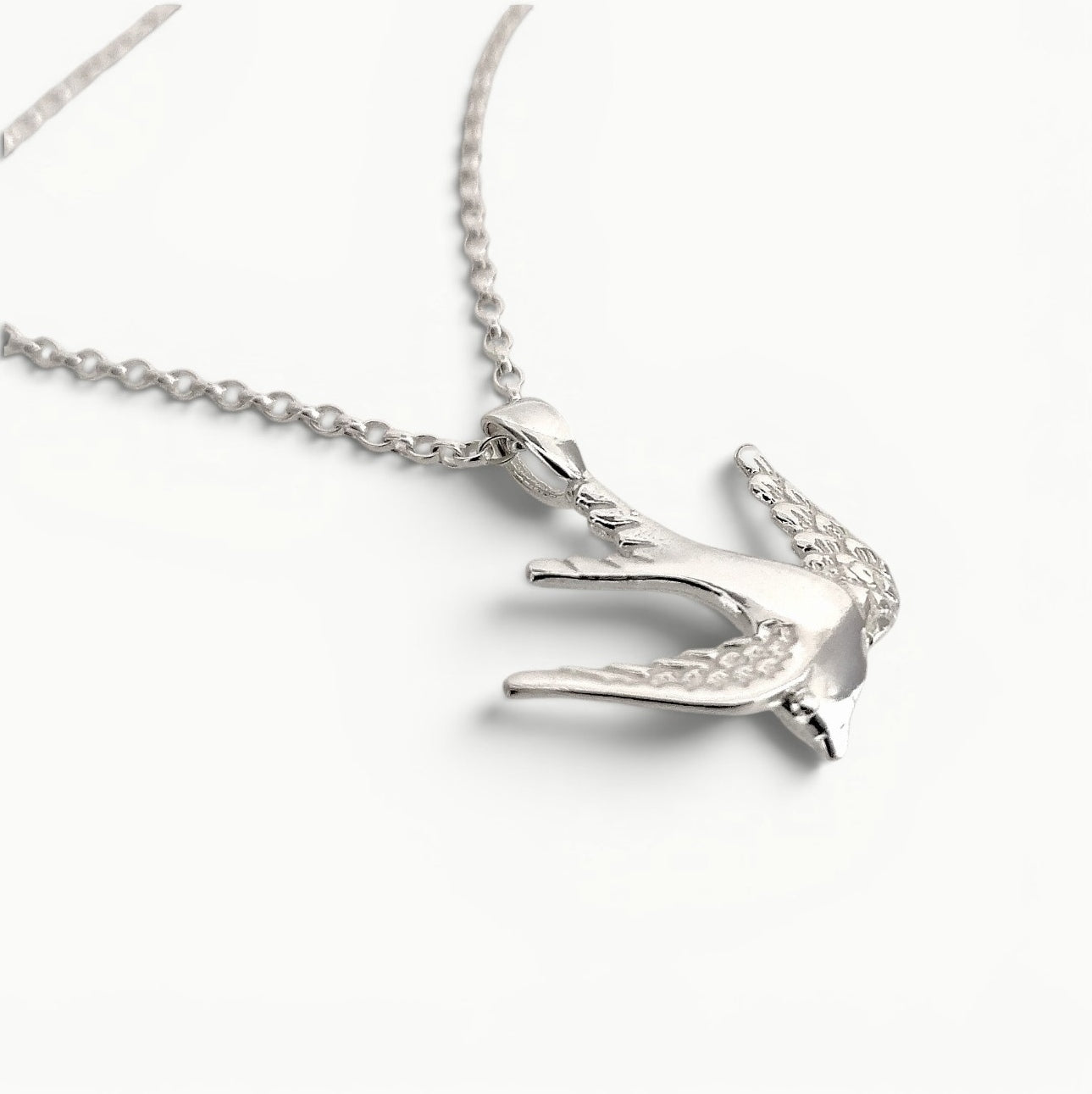 Swallow Pendant Sterling Silver