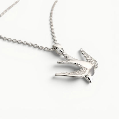 Swallow Pendant Sterling Silver