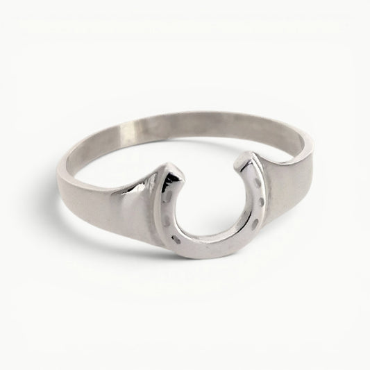 Sterling Silver Horseshoe Ring