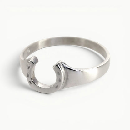 Sterling Silver Horseshoe Ring
