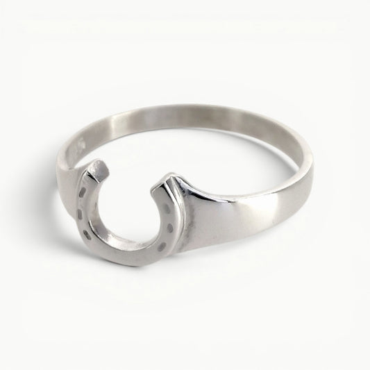 Sterling Silver Horseshoe Ring