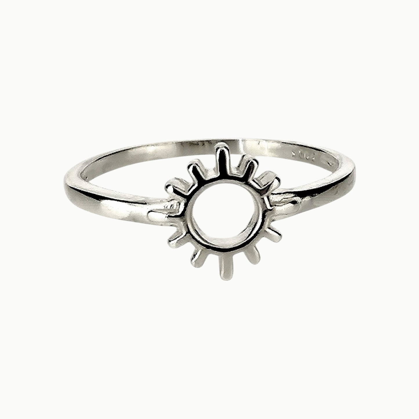 Sun Ring Sterling Silver