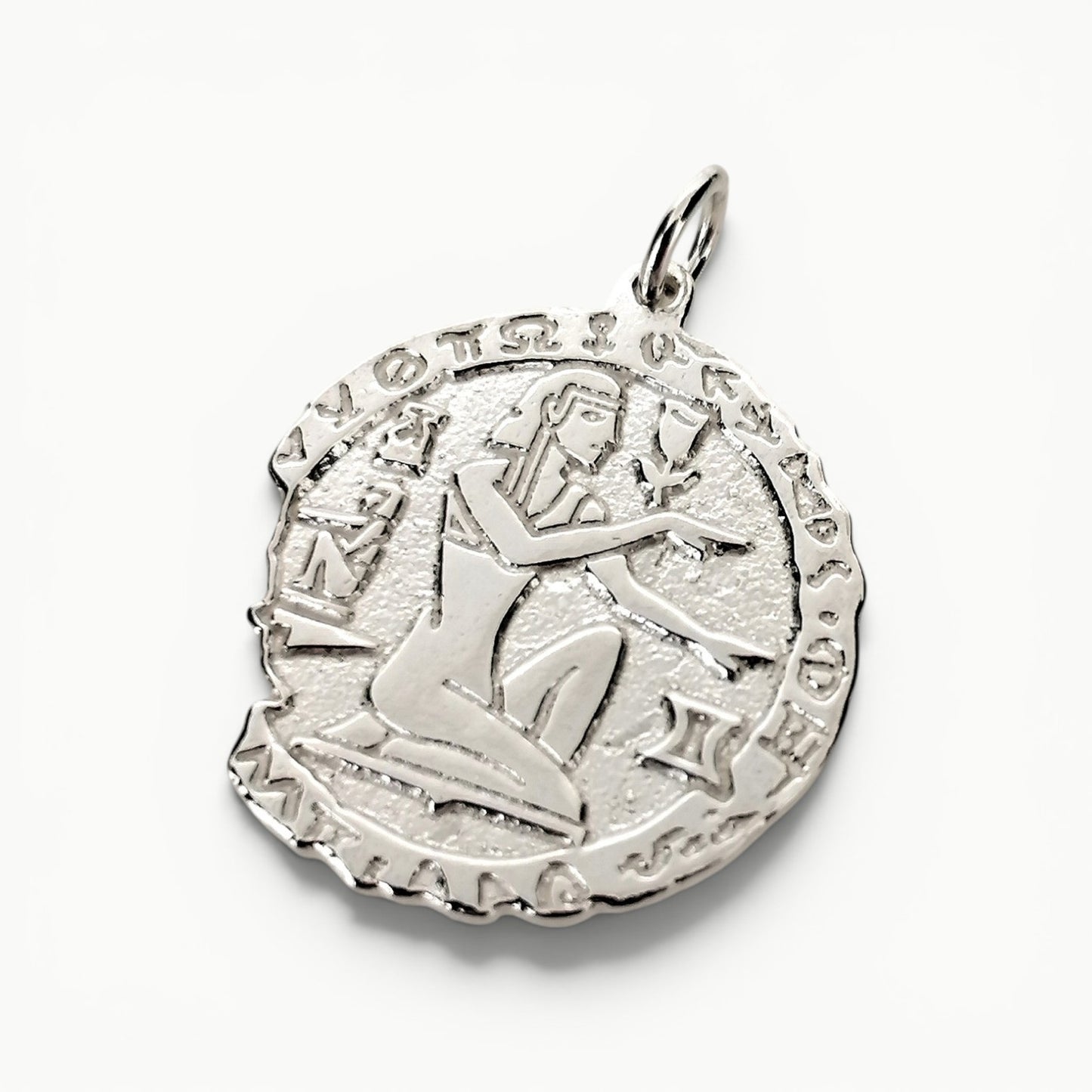 Ancient Egypt Design Pendant Sterling Silver