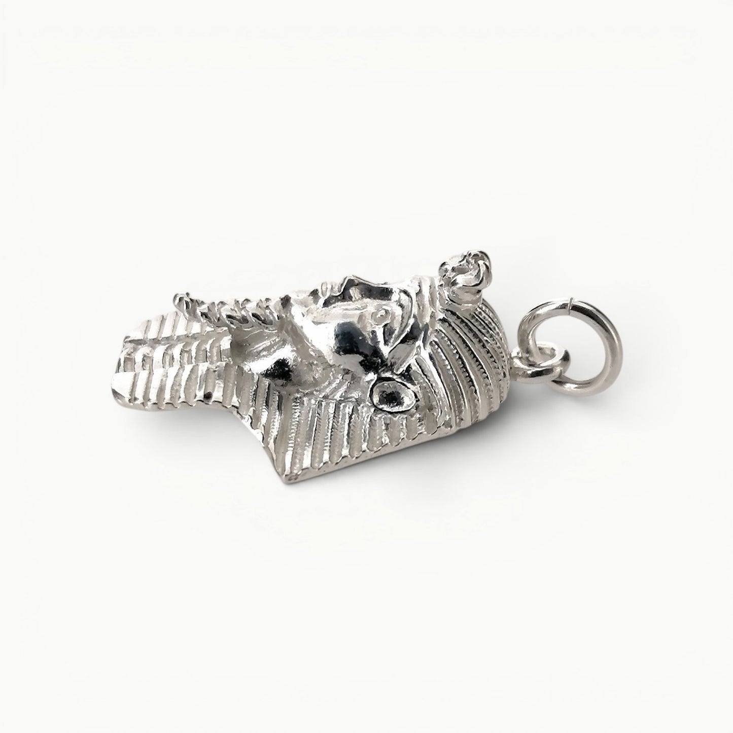 King Tutankhamun Pharaoh Pendant Sterling Silver