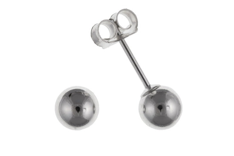 7mm Sterling Silver Ball stud Earrings