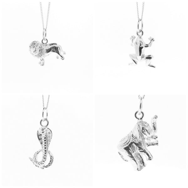 Sterling Silver Animal Spirit Charms for personalised charm bracelet
