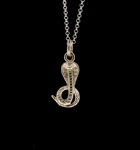 Cobra Pendant Sterling Silver