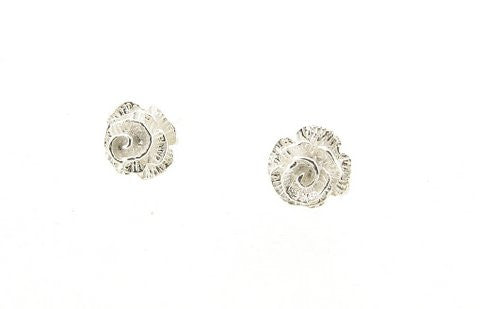 Ladies Sterling Silver Rose Stud Earrings Ladies Floral Jewellery Gifts