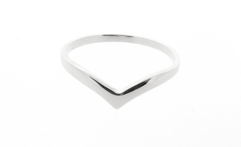 Wishbone ring discount sterling silver