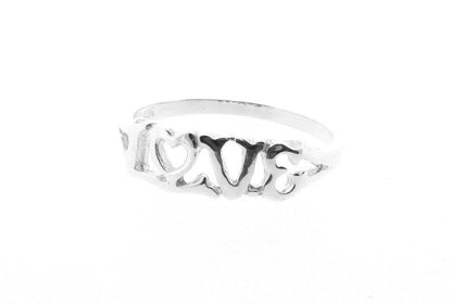 Sterling Silver Love Ring