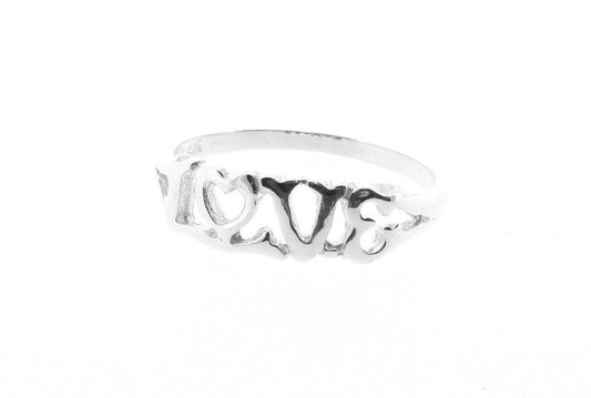 Sterling Silver Love Ring